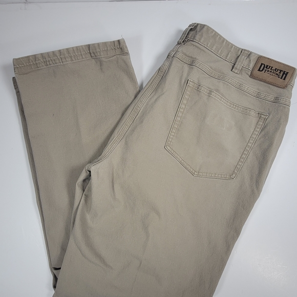 Duluth Trading Co Flex Fire Hose Pants Mens 42×32 Khaki - Barely Worn D2 - Picture 4 of 7